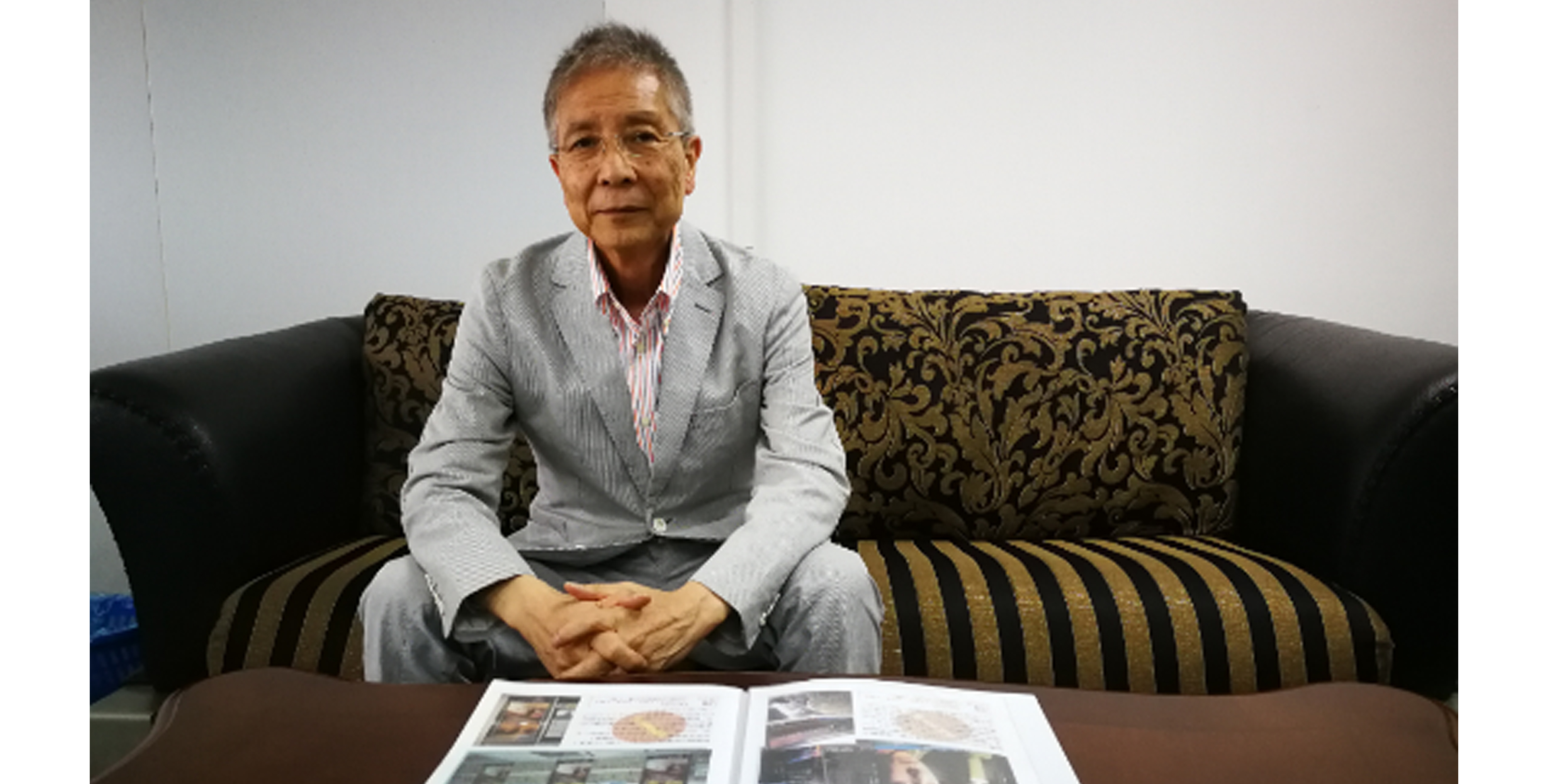 Mr. Shimizu, Consultant of Product Development in Signscalmat, inspected Gaoxin new factory in Zhuha